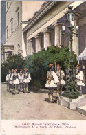 1922-Grecia Cartolina "cambio Della Guardia Al Palazzo Reale Atene" Diretta In I - Grèce