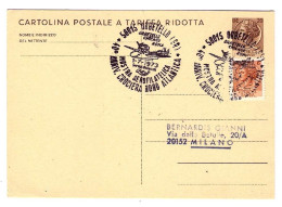 1973-cartolina Postale A Tariffa Ridotta L.20 Con Affrancatura Aggiunta L.6 Turr - Luchtpost