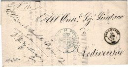 1870-attestato Di Eseguita Iscrizione Ai Residenti Del Comune Di Borghetto Con R - Marcophilie