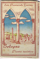 1953-pianta Turistica Di Bologna Dell'ente Provinciale Turismo Con Richiami In L - Tourism Brochures