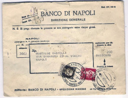 1940-assicurata Per L.200 Affrancata 30c.+L.2 Imperiale Con Annullo Della Direzi - Poststempel