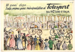 1957-affrancata L.10 Turrita Annullo Meccanico 40 Giro Ciclistico D'Italia-autoa - 1946-60: Poststempel