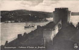 1930circa-Turchia Cartolina "Costantinople Chateaux D'Europe Au Bosphore" - Turkey