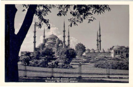 1950circa-Turchia Cartolina Foto "Mosquee De Sultan Ahmet" - Turchia