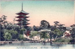 1930circa-Giappone Japan Cartolina "Pagoda Front Sarusawa Pond,Nara" - Other & Unclassified