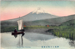 1930circa-Giappone Japan Cartolina "Fujisan From Ukishima" - Other & Unclassified