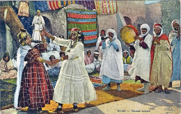 1942-Algeria Cartolina "danse Arabe"diretta In Italia - Autres & Non Classés