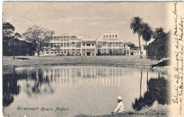 1910circa-India Cartolina "Government House Madras"diretta In Italia - Indien