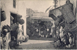 1920circa-Algeria Cartolina "Marchands Arabe" - Autres & Non Classés