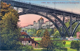 1920circa-Svizzera "Bern Kirchenfeldbrucke Und Bundespalast" - Otros & Sin Clasificación