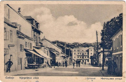 1941-Jugoslavia Cartolina "Cetinje Njegoseva Ulica"diretta In Italia - Jugoslawien