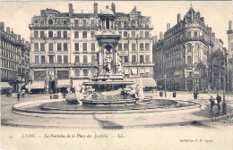 1905-Francia "Lyon La Fontaine De La Place Des Jacobins" - Sonstige & Ohne Zuordnung