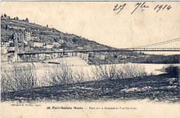 1914-Francia "Port Saint Marie Pont Sur La Garonne Et Vue Generale" - Andere & Zonder Classificatie