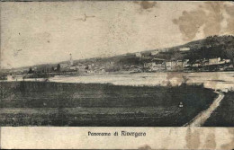 1920-"Panorama Di Rivergaro"macchiata, Affrancata 10c.Leoni Con Annullo Di River - Piacenza