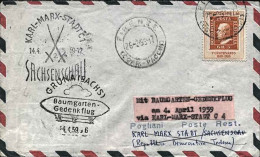 1959-per La Germania DDR Affrancato L.60 Francobollo Di Sicilia Inoltrato Con Vo - Brieven En Documenten