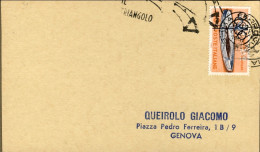 1961-cartoncino Affrancato L.10 Siracusana Con Annullo Meccanico "usate Il Trian - 1961-70: Storia Postale