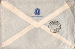 1939-busta Senato Del Regno A Firma Senatore Panitosi Con Notizia Arrivo Dei Leg - Poststempel
