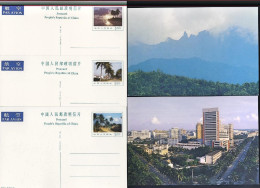 1991-Cina China A Complete Set Of 10 Mint Uncirculated Pre-stamped Postcards Fea - Briefe U. Dokumente