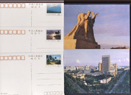 1991-Cina China A Complete Set Of 10 Mint Uncirculated Pre-stamped Postcards Fea - Brieven En Documenten