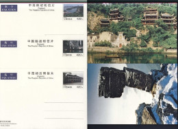1998-Cina China A Complete Set Of 10 Mint Uncirculated Pre-stamped Postcards Fea - Storia Postale