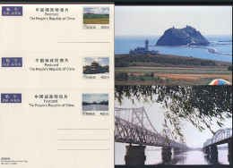 1998-Cina China A Complete Set Of 10 Mint Uncirculated Pre-stamped Postcards Fea - Brieven En Documenten