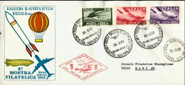 1969-volo Elipostale Bisceglie-Palese In Onore Del Trasvolatore Atlantico Colonn - Airmail
