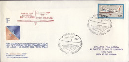 1982-busta Illustrata Primi Campionati Europei FAI DI^volo A Vela Dispaccio Aere - 1981-90: Storia Postale