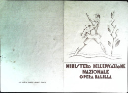 1933-pagella Ministero Educazione Nazionale Opera Balilla - Diplômes & Bulletins Scolaires