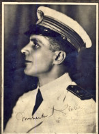 1922- Umberto Nobile E Suo Autografo Originale, Foto Eseguita Da Nino Vayana Nel - Other & Unclassified