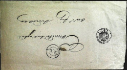 1877-piego Dell'ufficio Del Registro Di Asola Con Annullo A Doppio Cerchio - Storia Postale