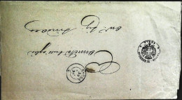 1877-piego Dell'ufficio Del Registro Di Asola Con Annullo A Doppio Cerchio - Poststempel