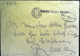 1945-Posta Militare N.181 Del 29.10 + Bolli Del Comando Italiano 212 Su Busta Ro - Guerre 1939-45