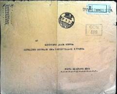 1945-lineare Posta Militare 185 Sez.A (cat.Marchese P.ti 12) Su Raccomandata Ser - Oorlog 1939-45