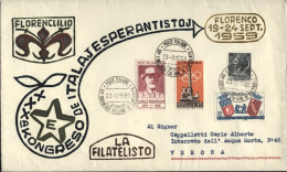 1959-ESPERANTO 30^ Congresso Italiano Tenutosi A Firenze Annullo Speciale Su Bus - Esperanto