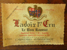 Ladoix 1er Cru - Le Bois Roussot - Domaine François Capitain Gagnerot Et Fils à Ladoix Serrigny - Bourgogne