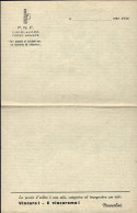 1940-due Buste E Lettera Del P.N.F. Dopolavoro Forze Armate Verona - Poststempel
