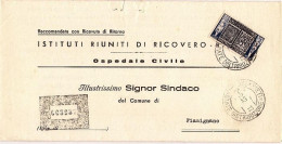 1952-FR.LLI MODENA E PARMA Lire 60 Su Piego Raccomandato Rieti (2.09) - 1946-60: Poststempel