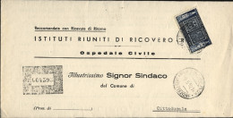 1952-FR.LLI MODENA E PARMA.lire 60 Isolato Su Piego Raccomandato - 1946-60: Poststempel