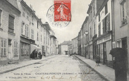 08 - Château-Porcien : Rue Sommevue  - Comptoirs Français - CPA écrite - Chateau Porcien