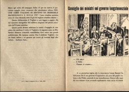 1945-CONSIGLIO DEI MINISTRI NEL GOVERNO LUOGOTENENZIALE Pieghevole Quattro Facci - Historische Documenten