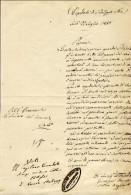 1866-Armata Dei Volontari Servizio Sanitario-lettera Al Sindaco Di Salò Con Rich - Historische Documenten
