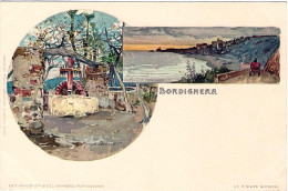 1900-Bordighera Cartolina Postale Artistica Nuova Di Velten - Imperia