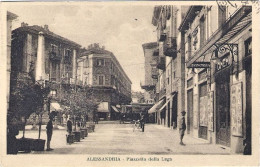 1930-cartolina Alessandria Piazzetta Della Lega,viaggiata - Alessandria