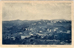 1937-cartolina Bosio E Serra Parodi Ligure Alessandria Viaggiata, Annullo Frazio - Alessandria