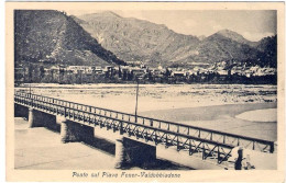 1946-cartolina Ponte Sul Piave Fener-Valdobbiadene,viaggiata,annullo Frazionario - Treviso