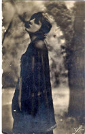 1928-cartolina Fotocelere Con Figura Femminile Viaggiata - Femmes