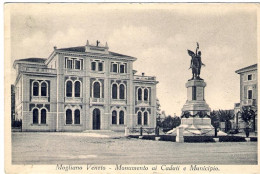 1935-cartolina Mogliano Veneto Monumento Ai Caduti E Municipio,viaggiata - Treviso