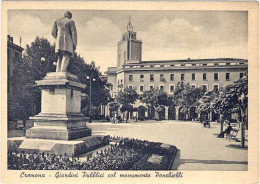 1940ca.-"Cremona Giardini Pubblici Col Monumento Ponchielli" - Cremona
