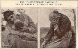1930circa-"Per L'associazione Nazionale Fra Le Madri E Le Vedove Dei Caduti"dise - Patriottisch