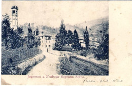 1904-cartolina Ingresso A Frabosa Soprana Cuneo-Serro,viaggiata - Cuneo